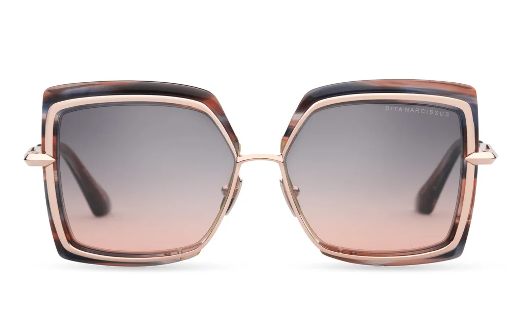 Dita NARCISSUS Kolor: SAN ONO SWIRL - ROSE GOLD, Kolor oprawy: Kolorowe