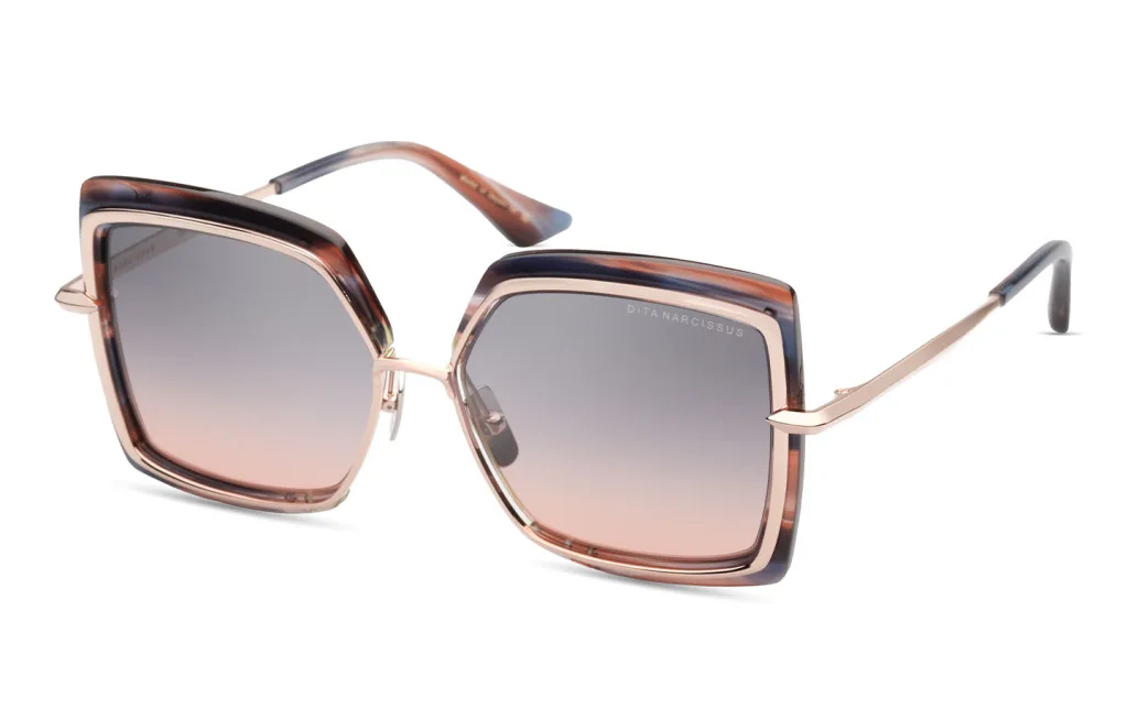 Dita NARCISSUS Kolor: SAN ONO SWIRL - ROSE GOLD, Kolor oprawy: Kolorowe