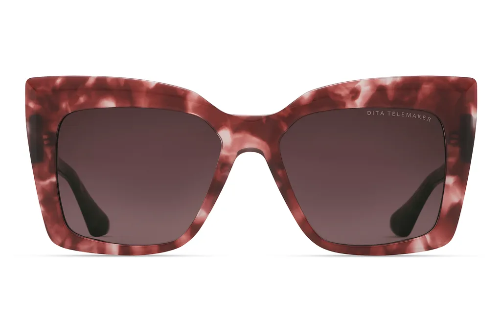 Dita TELEMAKER Kolor: ROSE TORTOISE, Kolor oprawy: Różowy