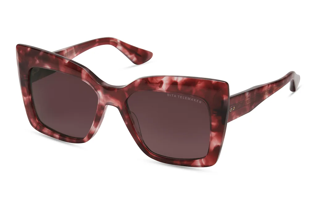 Dita TELEMAKER Kolor: ROSE TORTOISE, Kolor oprawy: Różowy