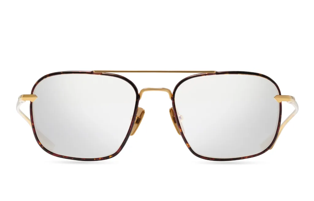 Dita WANDOUIR YELLOW GOLD - TORTOISE, Złoty