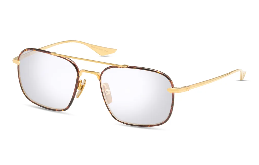 Dita WANDOUIR YELLOW GOLD - TORTOISE, Złoty