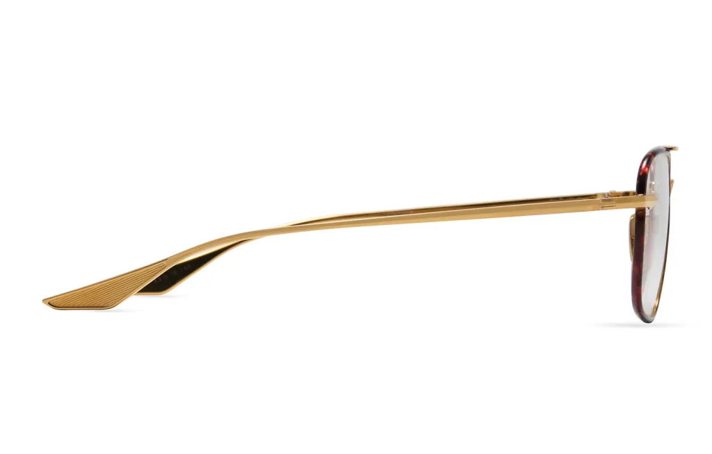 Dita WANDOUIR YELLOW GOLD - TORTOISE, Złoty