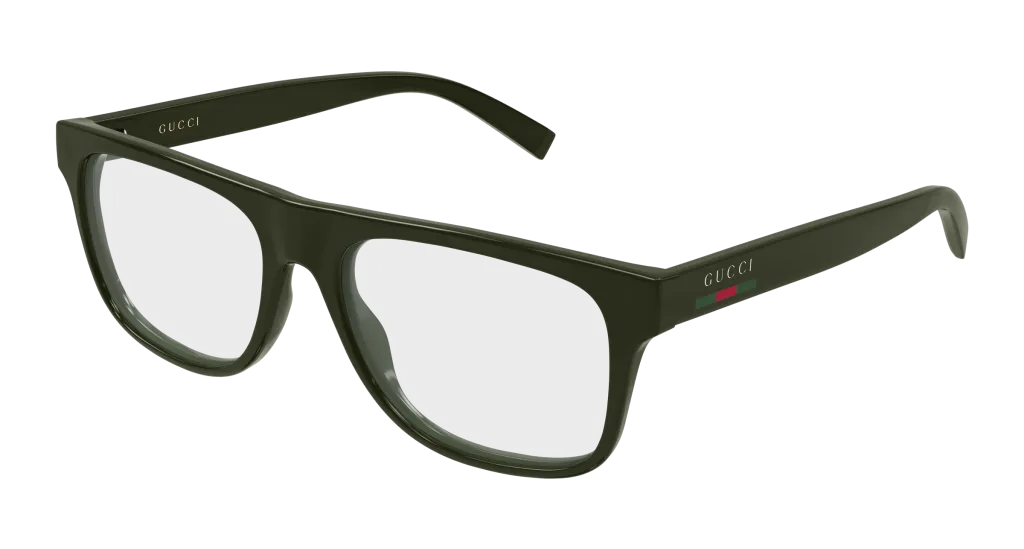 Gucci GG1117ON Kolor: GREEN-TRANSPARENT, Kolor oprawy: Transparentny