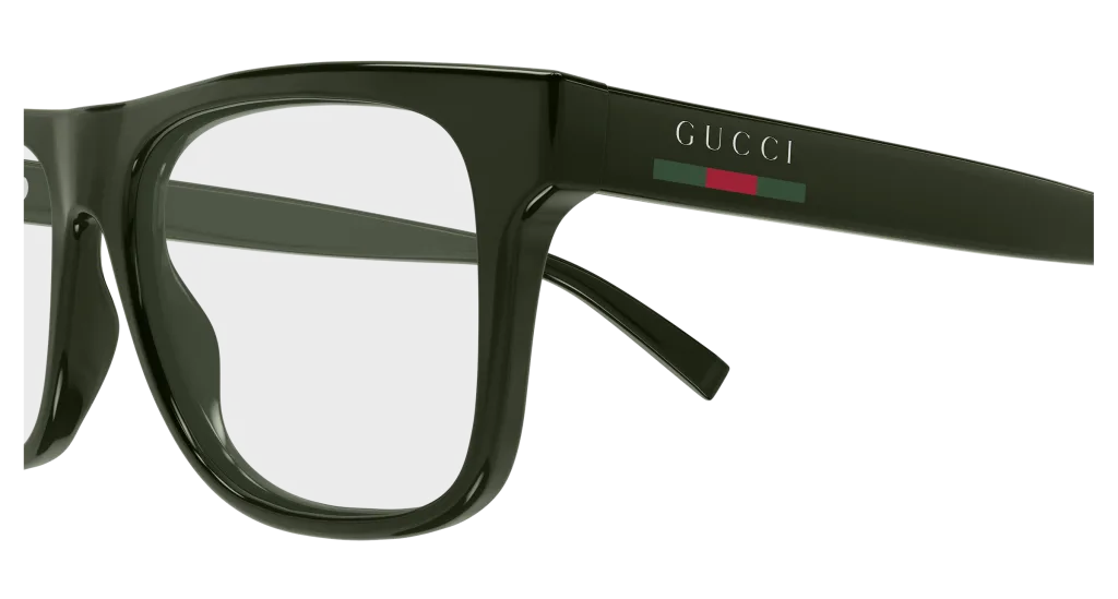 Gucci GG1117ON Kolor: GREEN-TRANSPARENT, Kolor oprawy: Transparentny