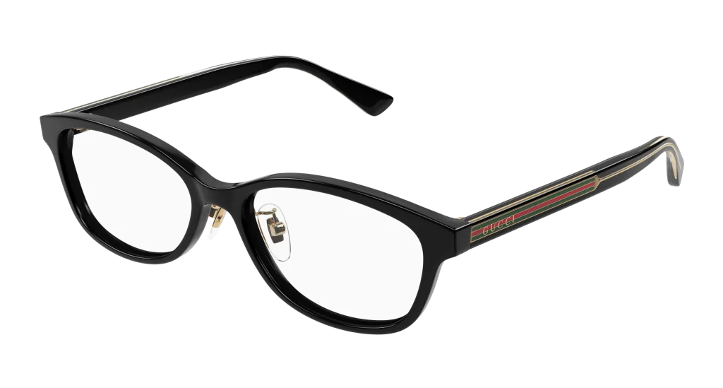 Gucci GG1612OJ Kolor: BLACK-CRYSTAL-TRANSPARENT, Kolor oprawy: Czarny