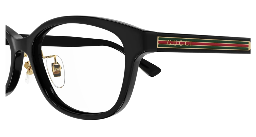 Gucci GG1612OJ Kolor: BLACK-CRYSTAL-TRANSPARENT, Kolor oprawy: Czarny