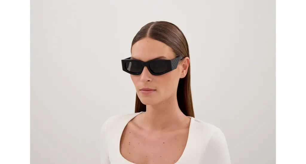 Gucci GG1664S BLACK-GREY, Czarny