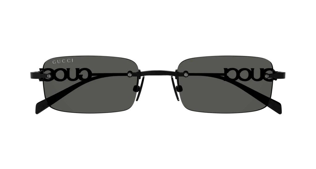 Gucci GG1808S BLACK-GREY, Czarny