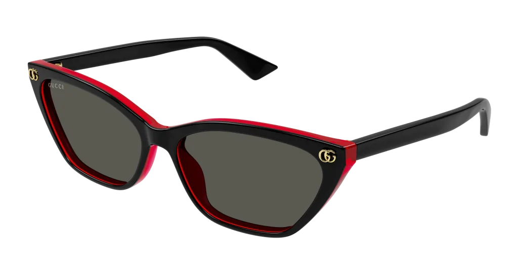 Gucci GG1815S Kolor: BLACK-GREY, Kolor oprawy: Kolorowe