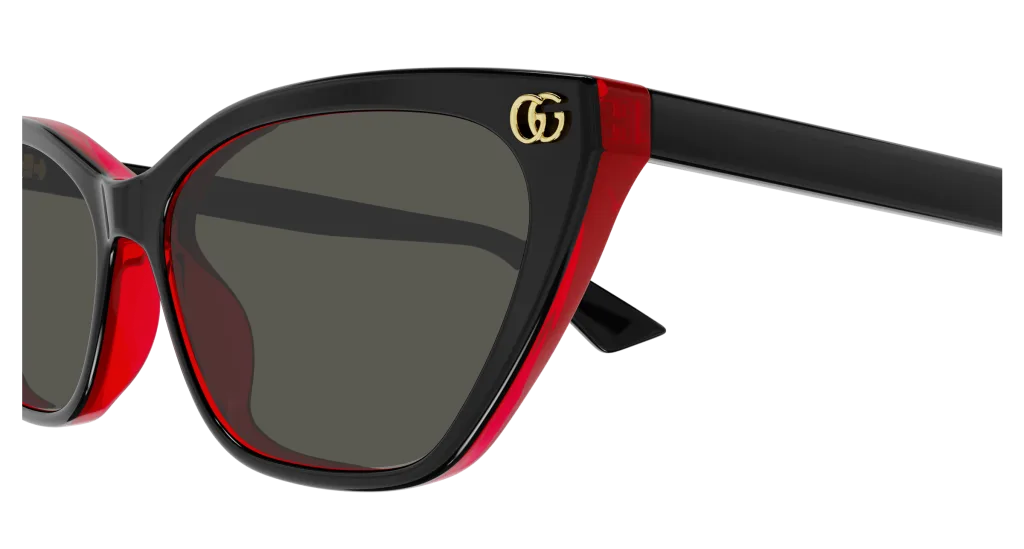 Gucci GG1815S Kolor: BLACK-GREY, Kolor oprawy: Kolorowe
