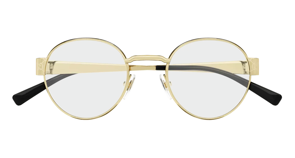 Gucci GG1855O Kolor: GOLD-TRANSPARENT, Kolor oprawy: Złoty