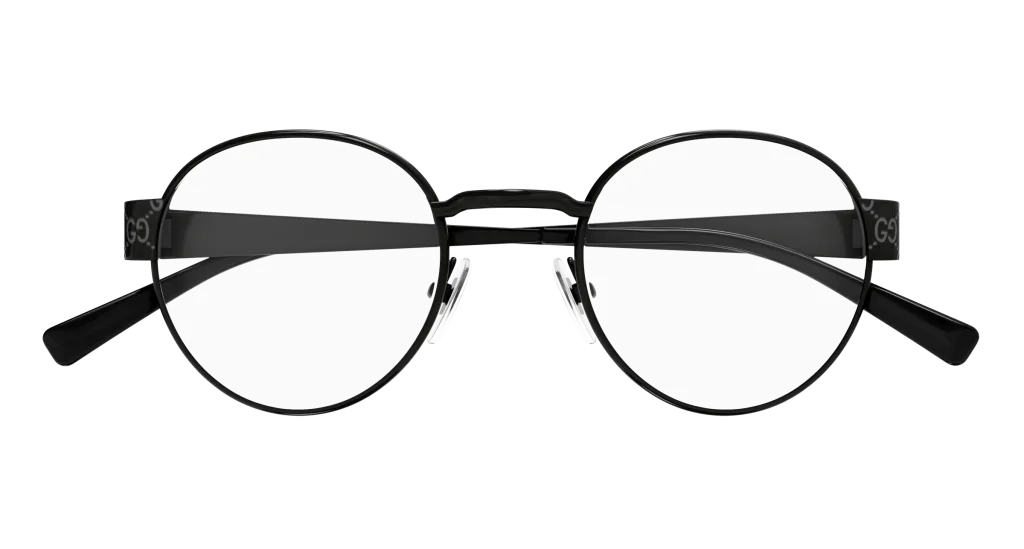 Gucci GG1855O Kolor: GUNMETAL-TRANSPARENT, Kolor oprawy: Szary