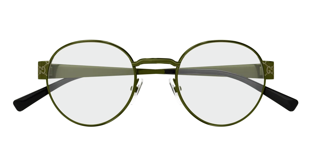 Gucci GG1855O Kolor: GREEN-TRANSPARENT, Kolor oprawy: Brązowy