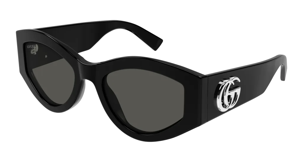 Gucci GG1951S Kolor: BLACK-GREY, Kolor oprawy: Czarny