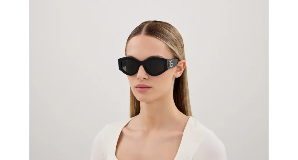 Gucci GG1951S Kolor: BLACK-GREY, Kolor oprawy: Czarny