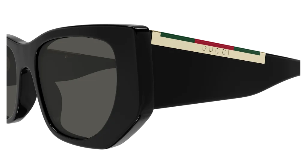 Gucci GG1959S Kolor: BLACK-GREY, Kolor oprawy: Czarny