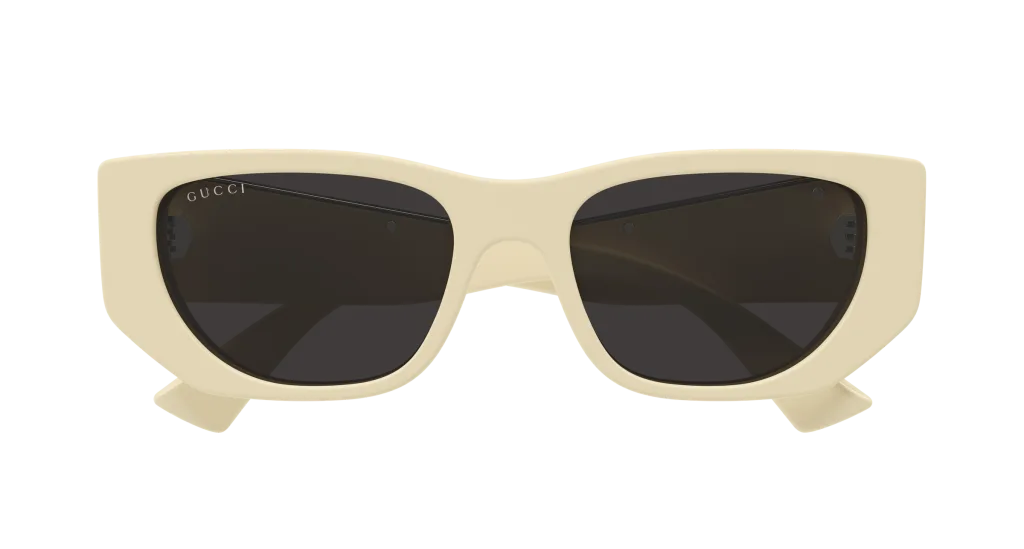 Gucci GG1959S Kolor: IVORY-GREY, Kolor oprawy: Beżowy