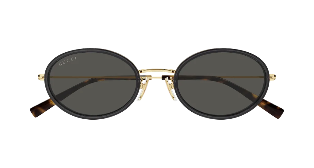 Gucci GG1980S GREY-GOLD-GREY, Złoty