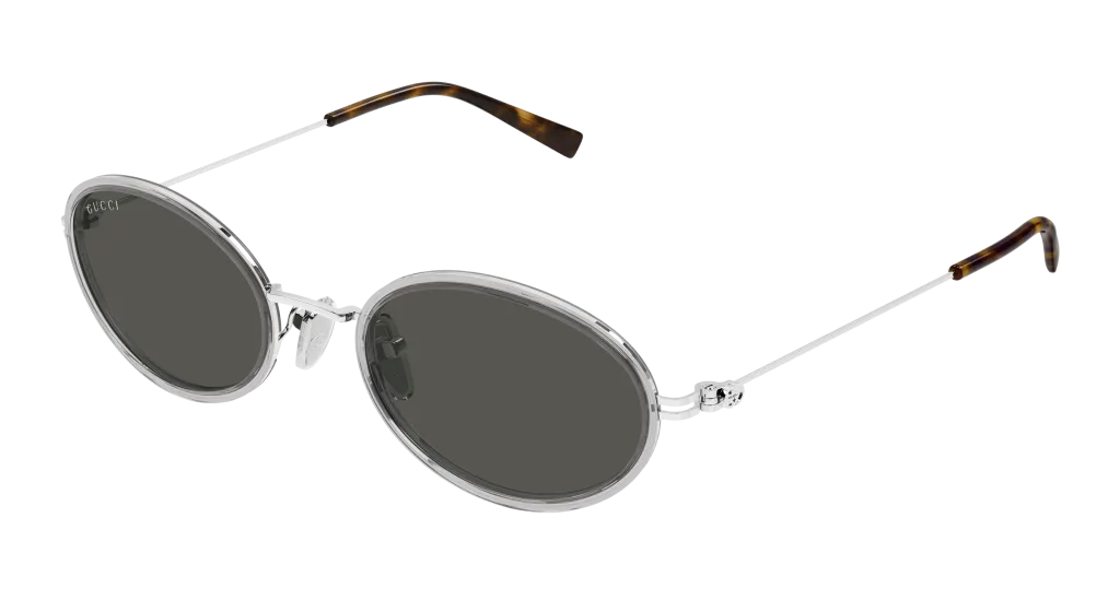 Gucci GG1980S GREY-SILVER-GREY, Srebrny