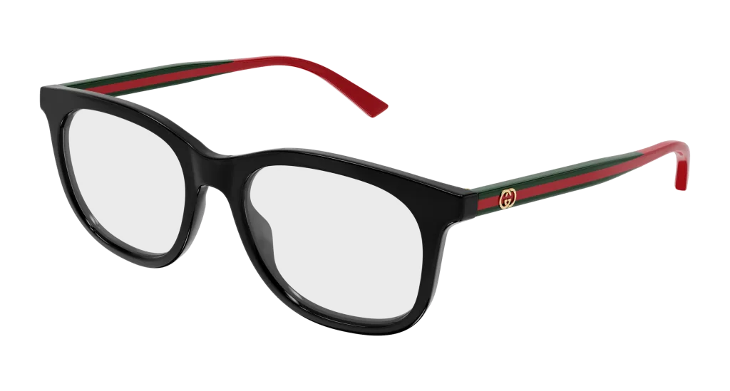 Gucci GG1990O Kolor: BLACK-GREEN-TRANSPARENT, Kolor oprawy: Czarny
