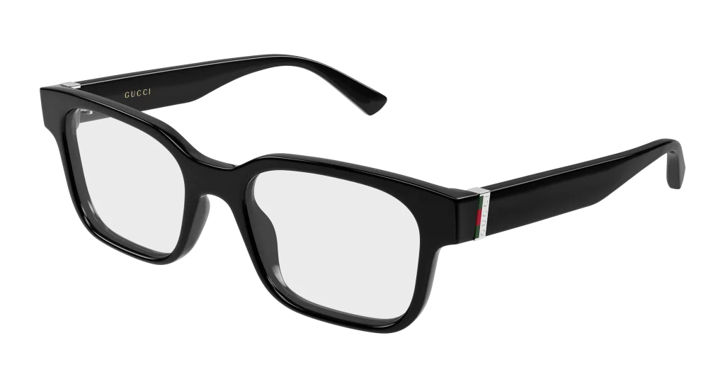 Gucci GG2087O BLACK-TRANSPARENT, Czarny