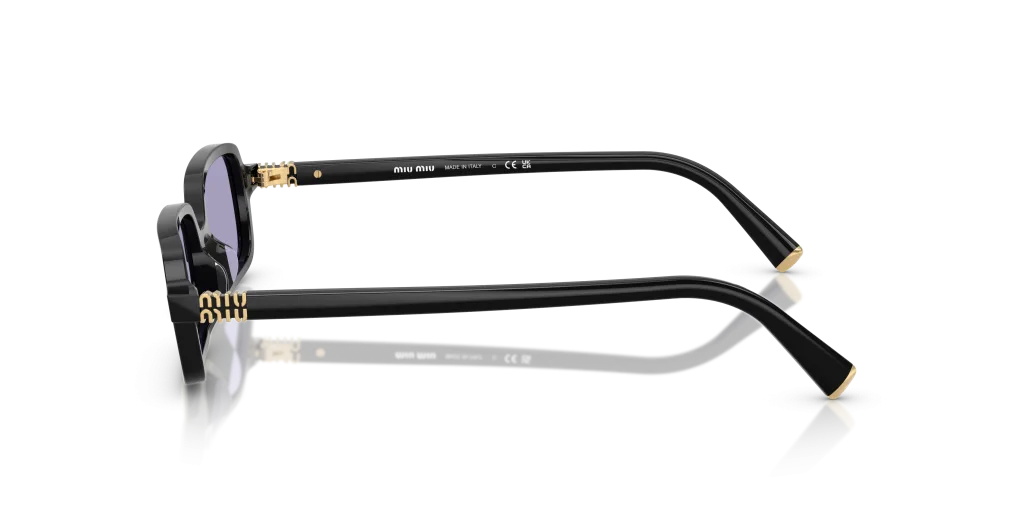 Miu Miu 0MU 11ZS Kolor: 16K01O - Czarny, Kolor oprawy: Czarny