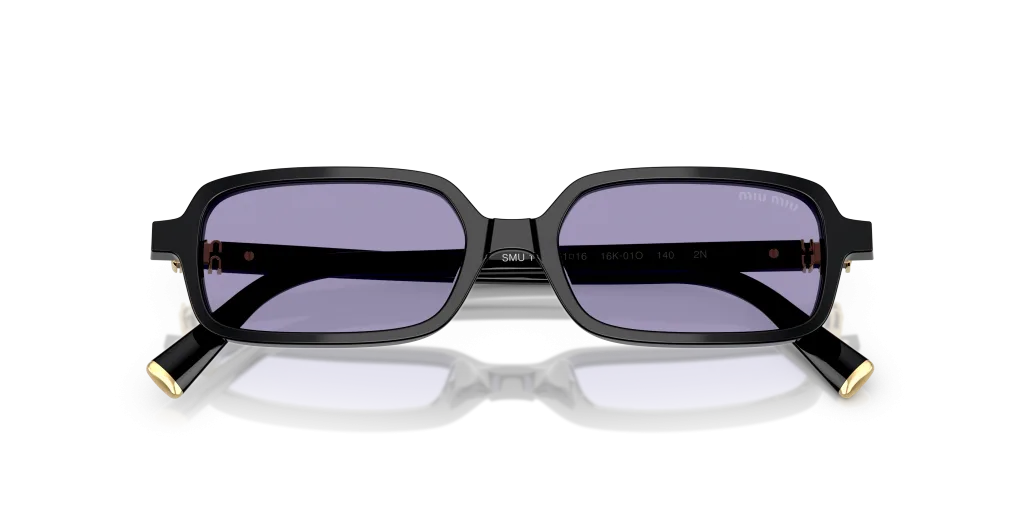 Miu Miu 0MU 11ZS Kolor: 16K01O - Czarny, Kolor oprawy: Czarny