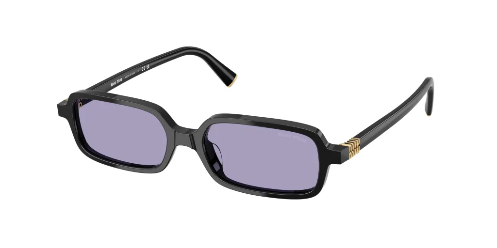 Miu Miu 0MU 11ZS Kolor: 16K01O - Czarny, Kolor oprawy: Czarny