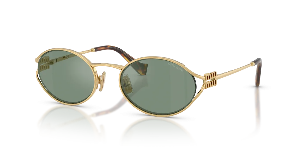 Miu Miu 0MU 52YS 5AK04M - Złoto, Złoty
