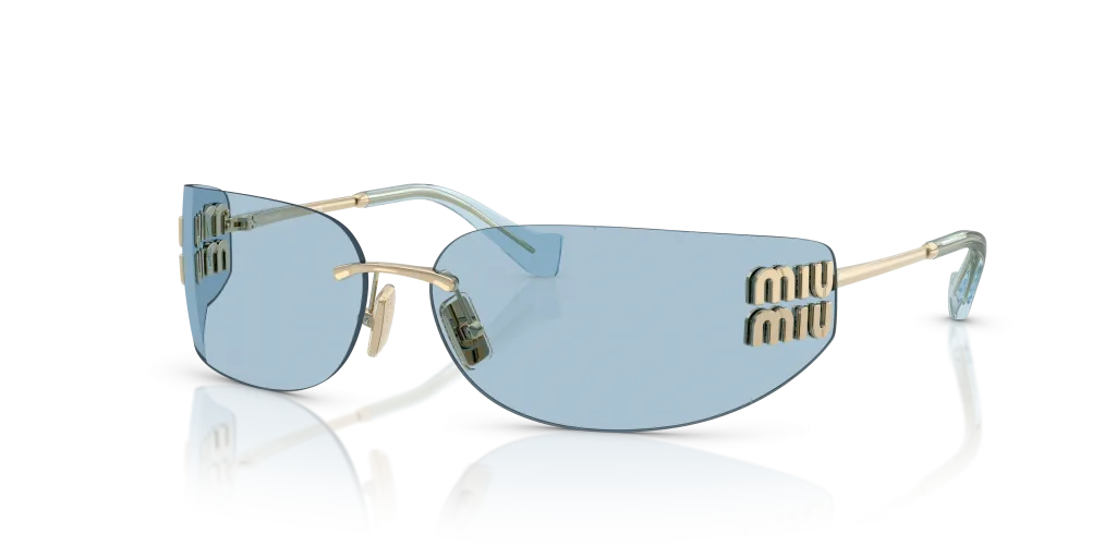 Miu Miu 0MU A51S ZVN10P - Jasne złoto, Złoty