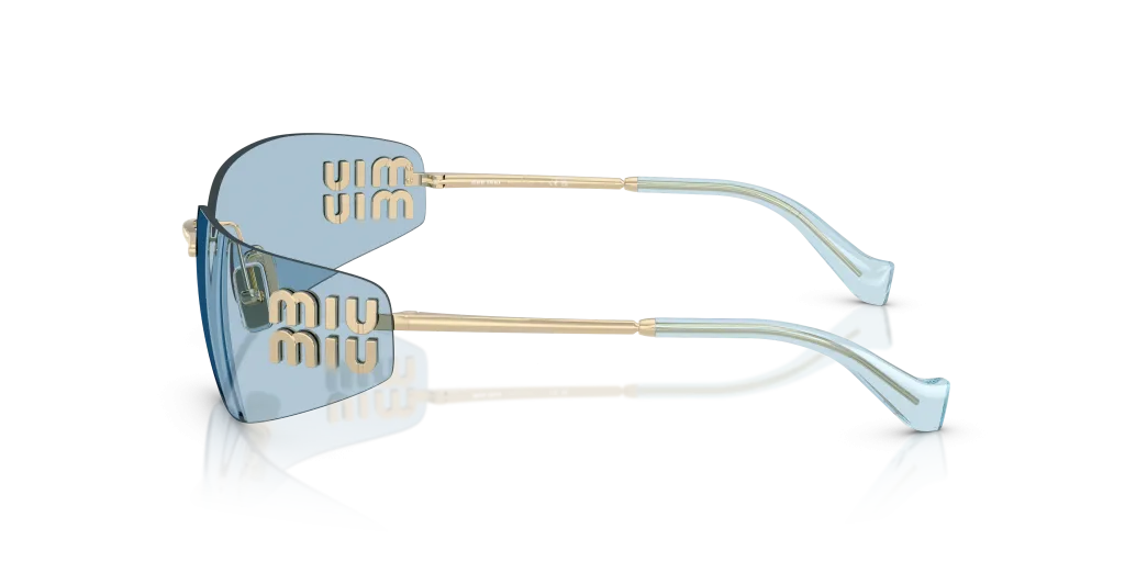 Miu Miu 0MU A51S ZVN10P - Jasne złoto, Złoty