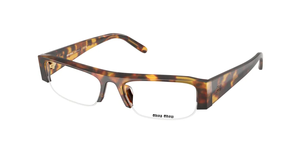 Miu Miu 0MU B07S Kolor: 14L08N - Miodowy Havana, Kolor oprawy: Wzór havana