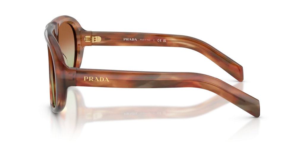 Prada 0PR C05S 24G70T - Dębowy w paski, Brązowy
