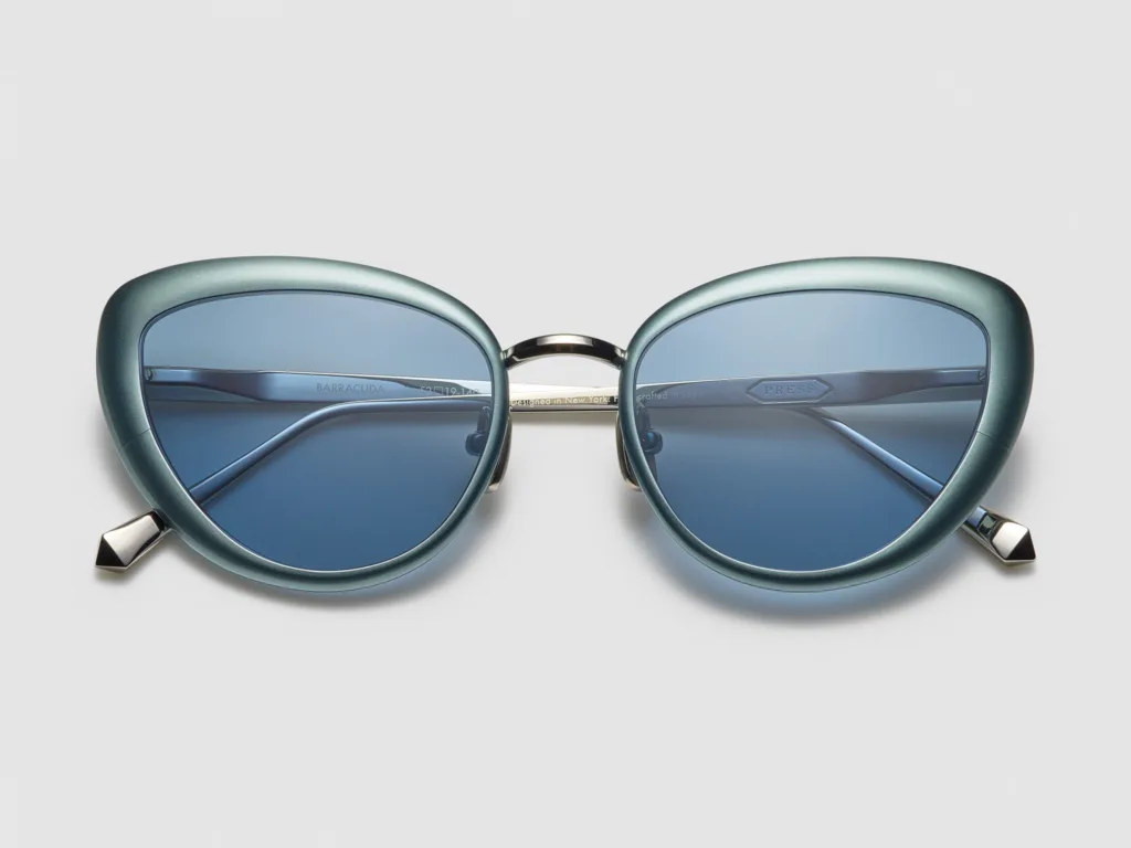 Press BARRACUDA Kolor: ST006 NASSAU BLUE / PALLADIUM, Kolor oprawy: Niebieski