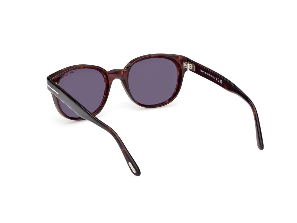 Tom Ford MERT FT1180 Kolor: 52A DARK HAVANA / SMOKE, Kolor oprawy: Wzór havana