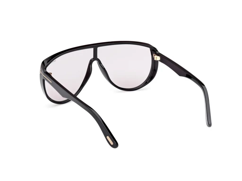 Tom Ford ACHILLES FT1182 01A SZARY / DYMNY, Czarny