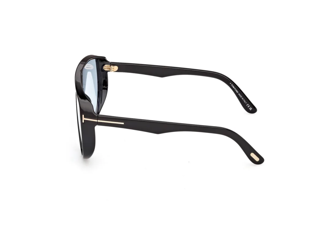 Tom Ford ACHILLES FT1182 01V NIEBIESKI, Czarny