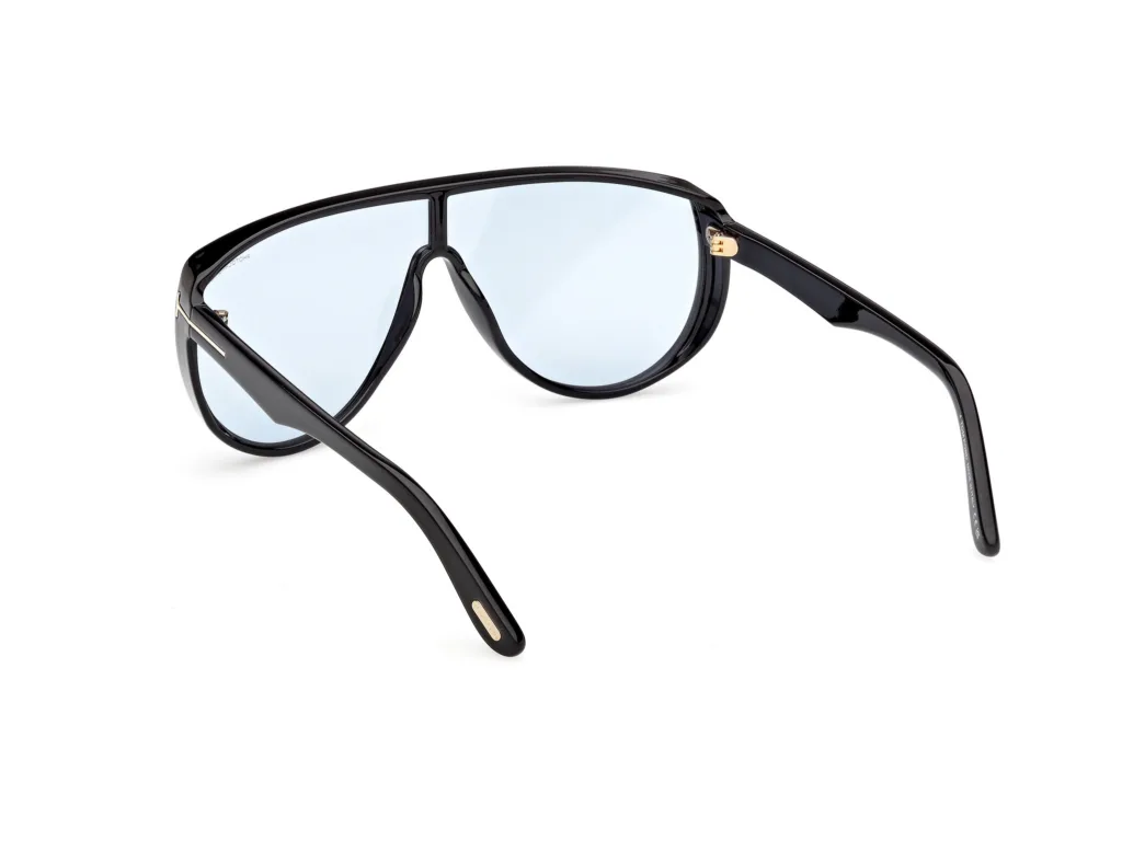 Tom Ford ACHILLES FT1182 01V NIEBIESKI, Czarny
