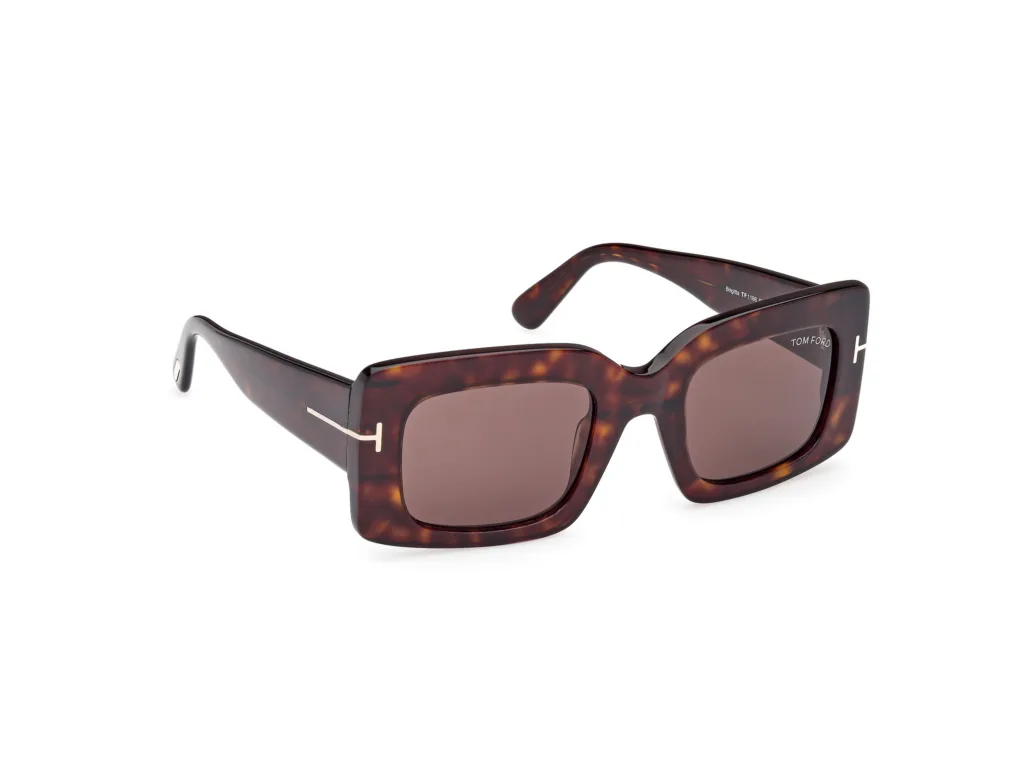 Tom Ford BRIGITTA FT1188 52E DARK HAVANA / BROWN, Wzór havana
