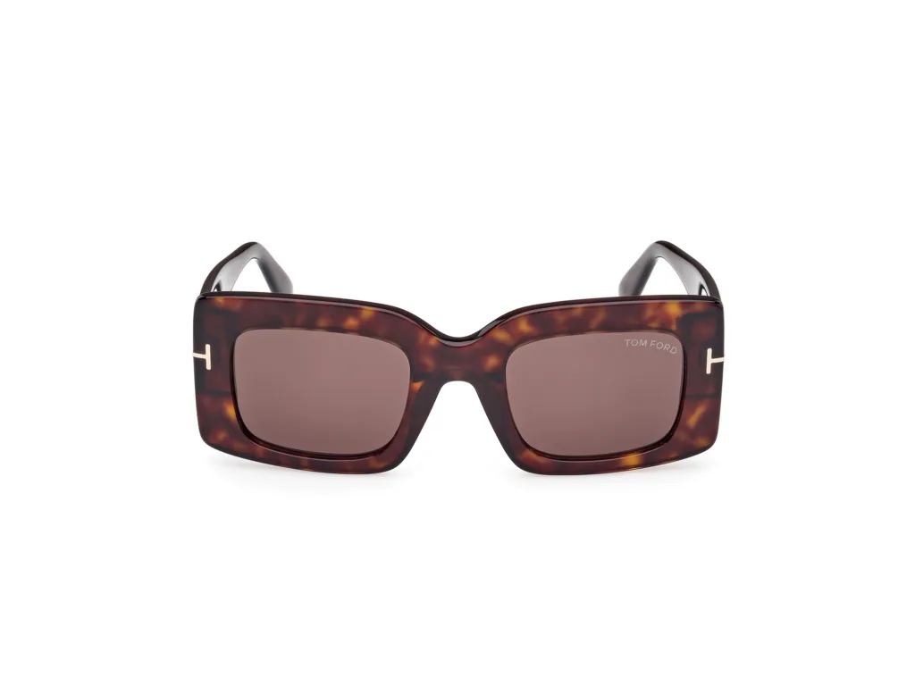 Tom Ford BRIGITTA FT1188 52E DARK HAVANA / BROWN, Wzór havana