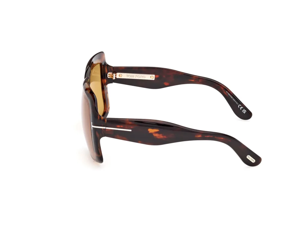Tom Ford AURORA TF1194 52E DARK HAVANA, Wzór havana