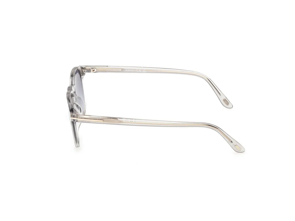 Tom Ford HOLT-02 FT1302 Kolor: 20W SHINY GREY / GRADIENT BLUE, Kolor oprawy: Transparentny