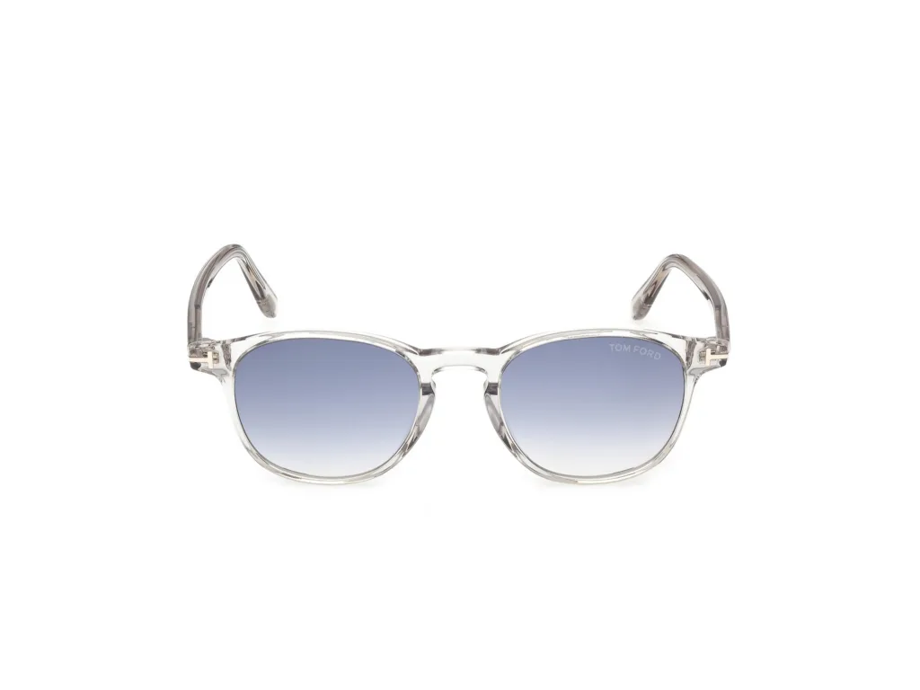 Tom Ford HOLT-02 FT1302 Kolor: 20W SHINY GREY / GRADIENT BLUE, Kolor oprawy: Transparentny