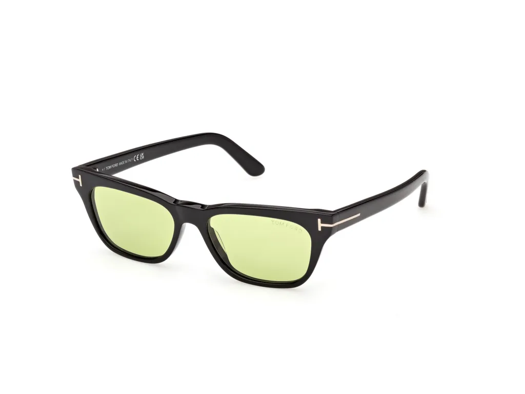 Tom Ford PENN-02 FT1362 Kolor: 01N BLACK / GREEN, Kolor oprawy: Czarny