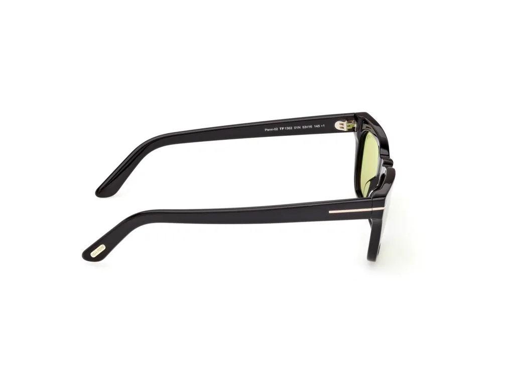 Tom Ford PENN-02 FT1362 Kolor: 01N BLACK / GREEN, Kolor oprawy: Czarny