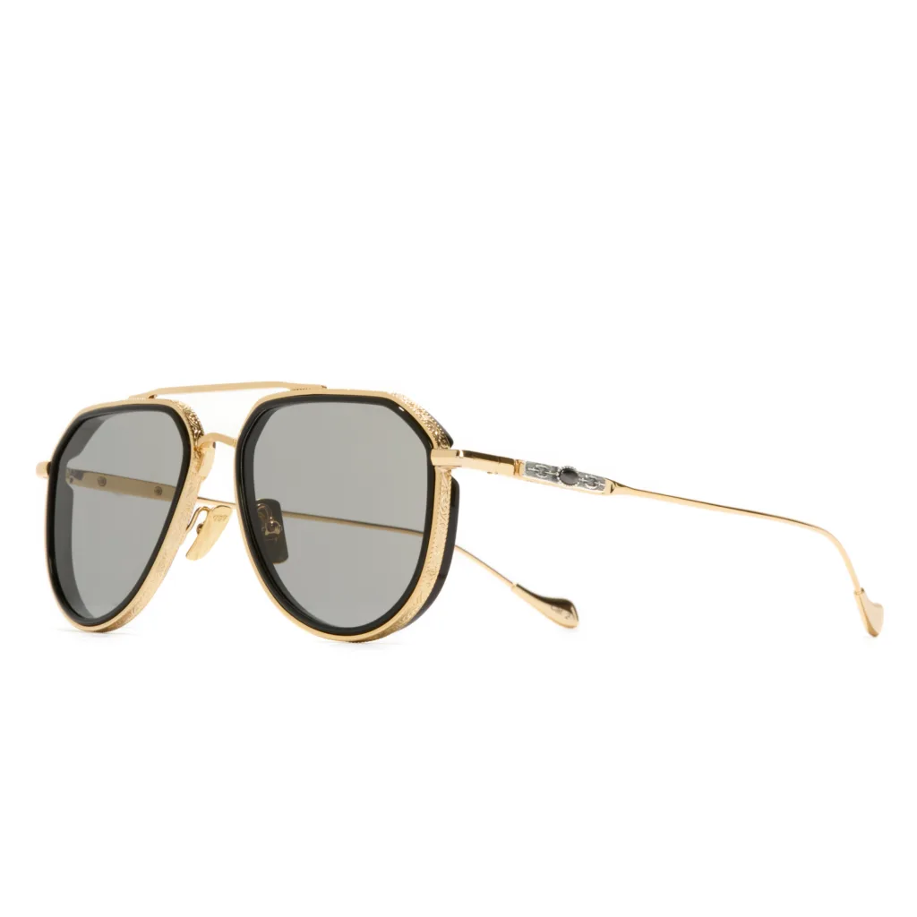 Cutler and Gross GFLE 025 GOLD / BLACK, Złoty