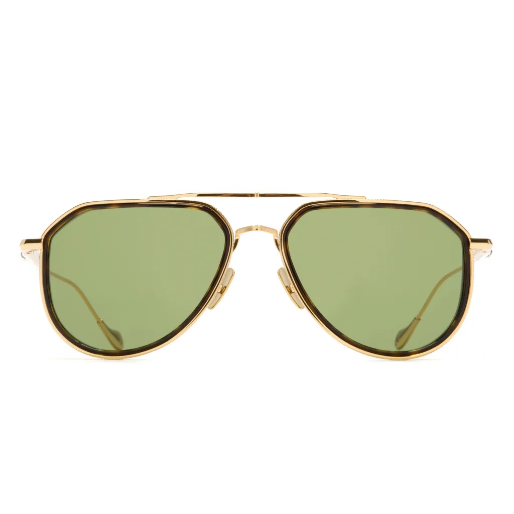 Cutler and Gross GFLE 025 GOLD HAVANA, Złoty