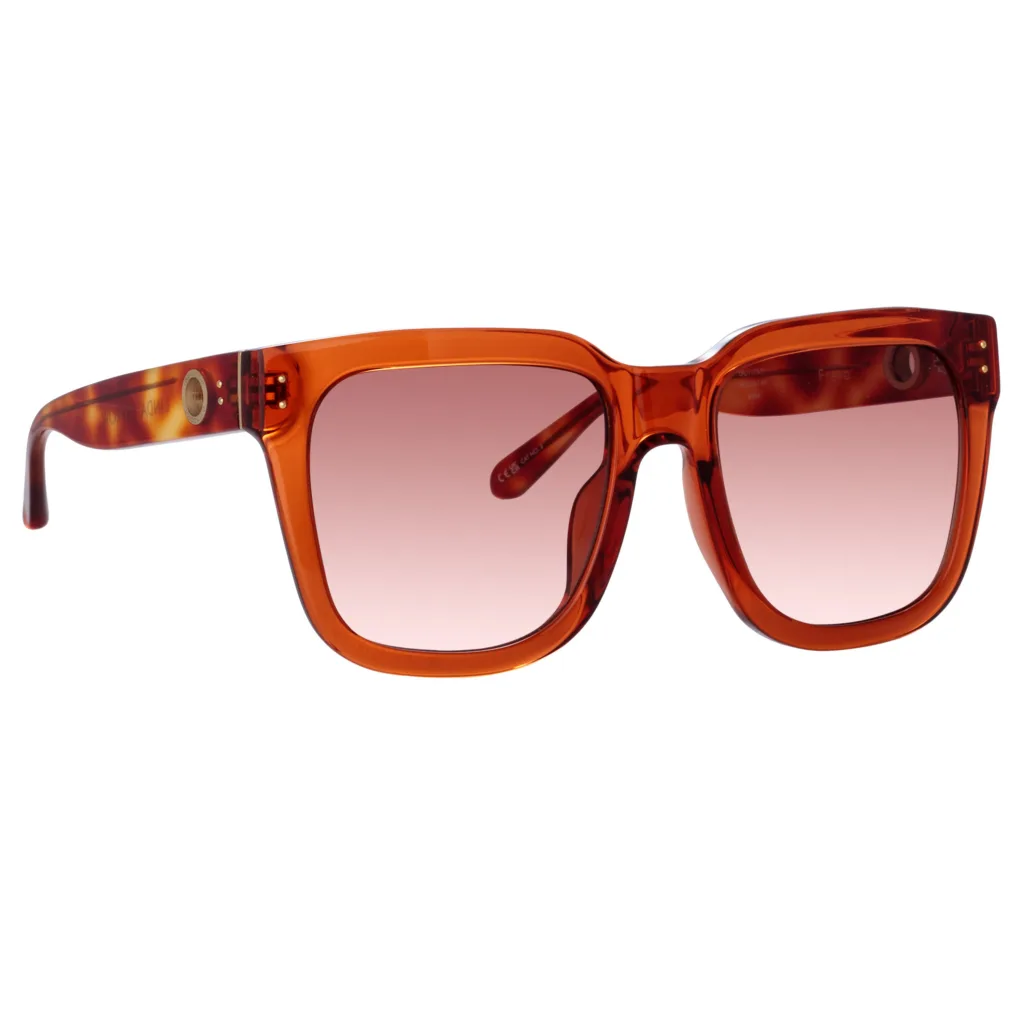 Linda Farrow Freya LFL1175 C9 AMBER / ROSE GRADIENT, Kolorowy