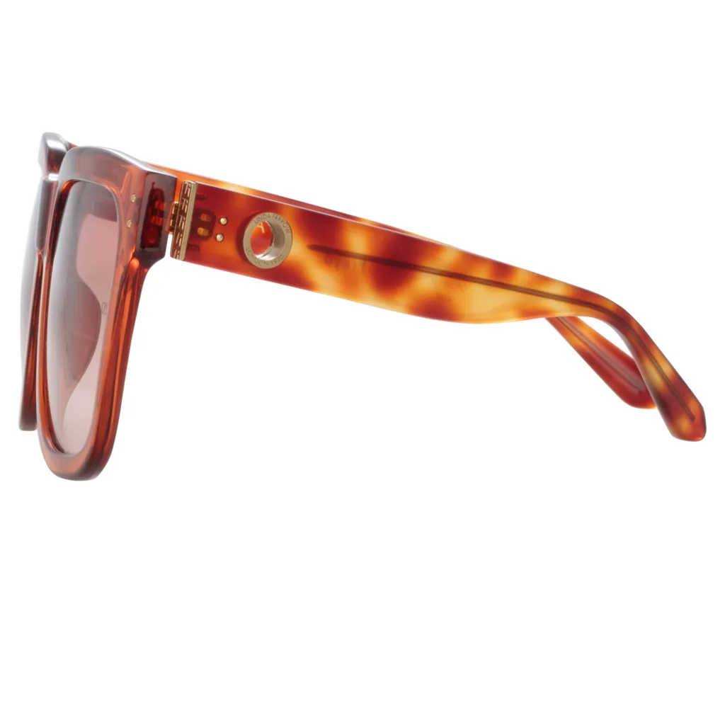 Linda Farrow Freya LFL1175 C9 AMBER / ROSE GRADIENT, Kolorowy